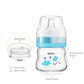 Yohkoh Glass Baby Bottles With Slow Flow Nipple, Newborn Anti-Colic Baby Bottles For 0+ Months, Wide Neck Feeding Bottle, Clear