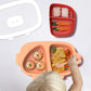 Kids Divided Plate, 3 Pcs(Plate With Lid And Inner Dish), Toddler Dishes Tableware, Dishwasher-Safe For Baby Feeding Dinner Plat
