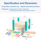 OUJILA Wooden Baby Workbench Pounding Hammer Toy for Toddlers,STEM Educational Preschool Learning Toys for Kids, Great DIY Gift