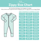 Little Sleepies Zippy Baby & Toddler Pajamas - Bamboo Viscose Sleeper For Boys And Girls, Newborn Sleeper W/ 2-Way Zipper W/Mitt