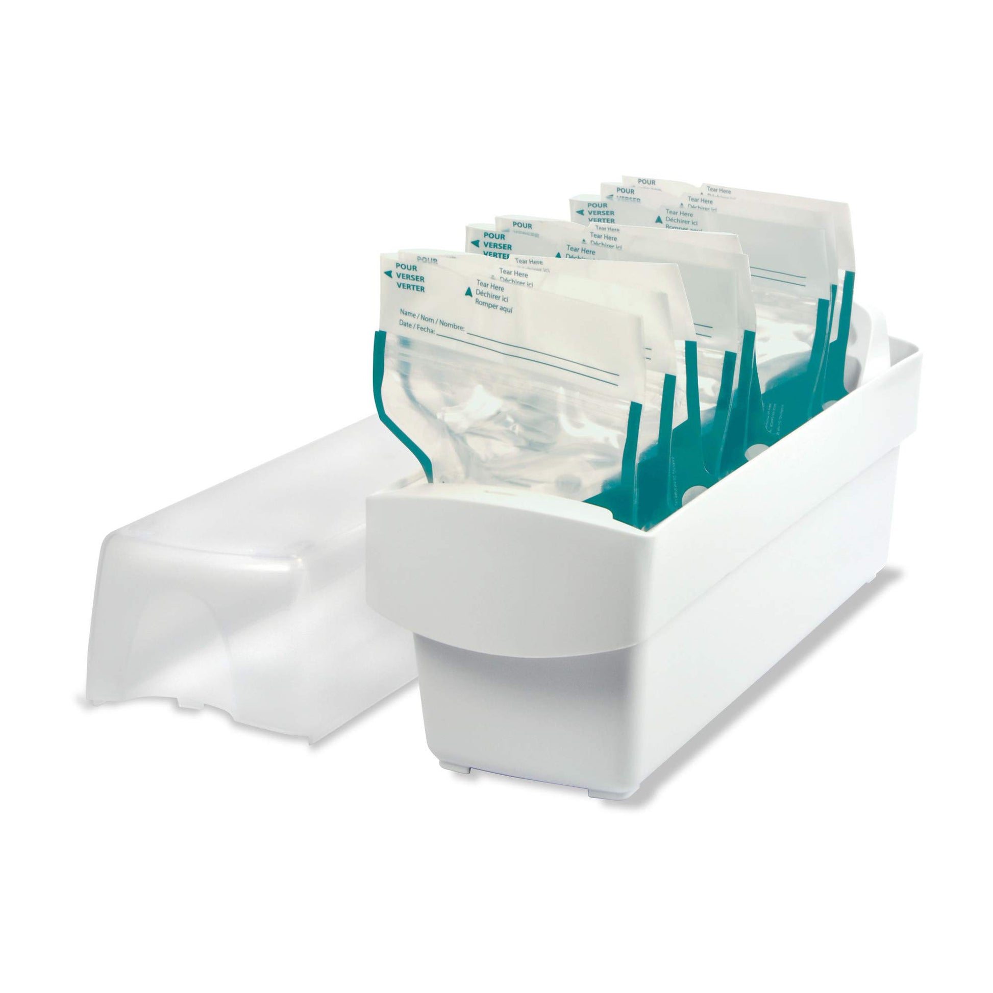 The First Years Breastflow Breast Milk Freezer Storage Organizer - Freezer And Refrigerator Shelf Organizer For Breast Milk Stor