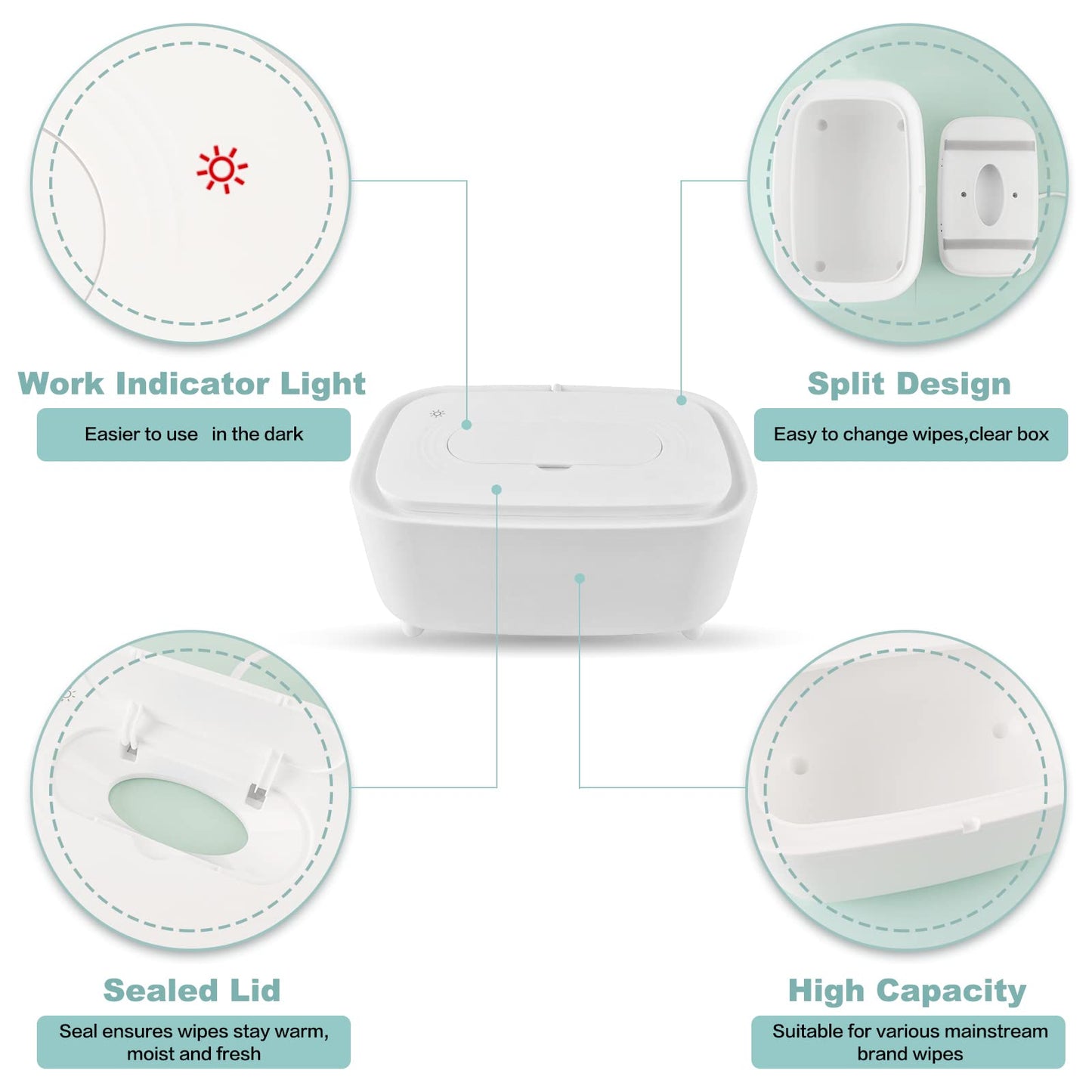 Wipe Warmer And Baby Wet Wipes Dispenser | Baby Wipes Warmer For Babies