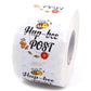 Cute Small Business Stickers,Funny Hap-Bee Post Small Business Stickers,Happy Mail Stickers, Packaging Stickers, Mail Envelopes
