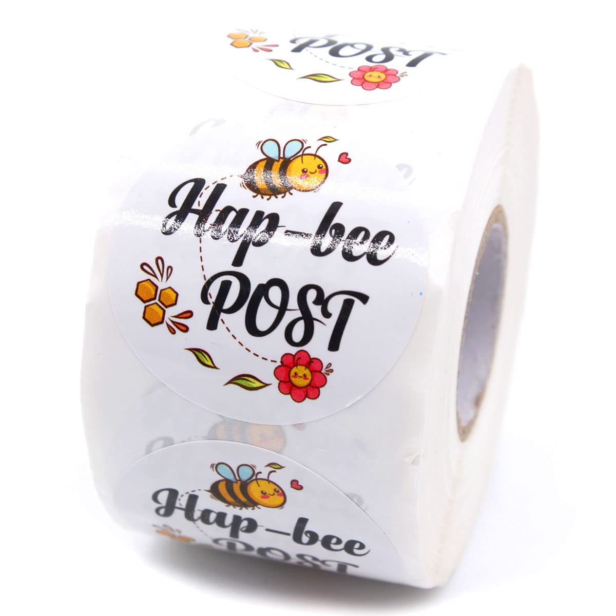 Cute Small Business Stickers,Funny Hap-Bee Post Small Business Stickers,Happy Mail Stickers, Packaging Stickers, Mail Envelopes