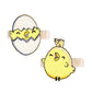 Baby Girls Carrot Hair Clips Pin Easter Bunny HairClips Carrot Hair Barrettes Pin JHE27 (2 Pcs Set-D)