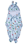 mittenbooty Bunny Wrapper or Swaddle in Ultra Soft Car Muslin Fabric Multicolour