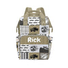 Noverbibi Personalized Truck Diaper Bag Backpack for Baby Boys, Customized Name Nursing Mommy Daypack, Large Capacity Diaper Bac