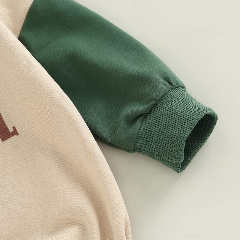 Fybitbo Thanksgiving Baby Girl Boy Outfit Turkey Pullover Sweatshirt Romper Long Sleeve Onesie Cute Fall Clothes (Turkey Onesie,