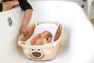 Prince Lionheart Tubimal Infant And Toddler Bath Tub - Dog | Tub Becomes A Storage Bin | Include A Stackable Lid And Infant Mesh