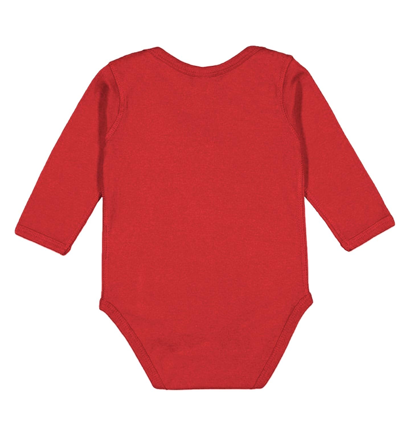 Haase Unlimited It 'S My 1/2 Birthday - Half 6 Months Old Long Sleeve Bodysuit (Red, 12 Months)