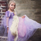 Axaxa Rapunzel Costume For Girls Rapunzel Dress Birthday Party Halloween Costume Cosplay Dress Up For Little Girls 2-11 Years