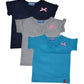 Clever Baby Girls Tshirt(ZCGT004NVYLBLUGRY45Yrs_Multi_45 Years)