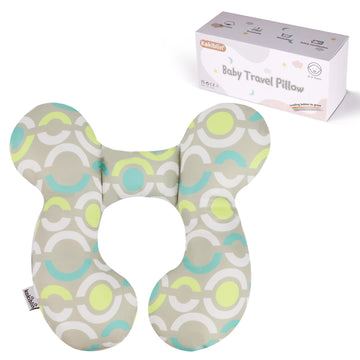 Kakiblin Baby Neck Pillow, Upgraded Baby Support Pillow,Baby Neck Support Pillow For Carseat, Newborn Neck Support For Car Seat,