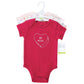 Hudson Baby Unisex Baby Cotton Bodysuits, Be Mine Valentine, 6-9 Months