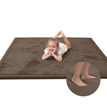 Baby Play Mat for Floor,1.3 Thick Memory foam Tummy Time Mat for Toddlers,Infants,kids,Water-Repellent Soft Nursery Rug ,79  79 