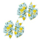 Lemon Bow Clips Baby Girls Fruits Bowknot Pin Kids Girls Yellow Lemon Hair Bow Clips BBG97 (Set-A)