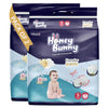 Honey Bunny Everyday Baby Diapers Pants | Small (S), 156 Count, 48 Kg | Silky Soft On Skin, Bubble Layer | 12 Hours Protection 