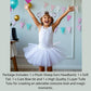 Kirei Sui Kids Animal White Sheep Ears Headband Bowtie Tail & Tutu Costume 4 Pieces Dress Up Set
