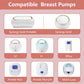 16Mm Pump Parts Compatible With Spectra S1/S2/9 Plus,Spectra Replacement Pump Parts,Full Set Replace Include 16Mm Flange, Duckbi