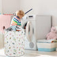 Clocor Kids Laundry Basket,Waterproof Baby Nursery Hamper,Collapsible Fabric Storage Container,Toys Bin,Room Decor,Gift Basket(P