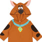 Scooby-Doo Infant Baby Boys Zip Up Cosplay Coverall Tail Brown 12-18 Months