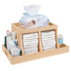 Busidhji Diaper Caddy Organizer, Changing Table Organizer, Wooden Diaper Organizer For Nursery, Baby Diaper Storage Organizer Wi