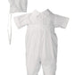 Polycotton One Piece With Pin Tucking - 12, White