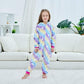 Riverchan Kids Unicorn Onesie Animal Pajamas Halloween Cosplay Costume Sleepwear Gift For Girls And Boys (6-8 Years, Colourful C