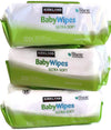 Kirkland Signature Baby Wipes, Ultra-Soft, Unscented, 100 Count Wipes Pack Of 6