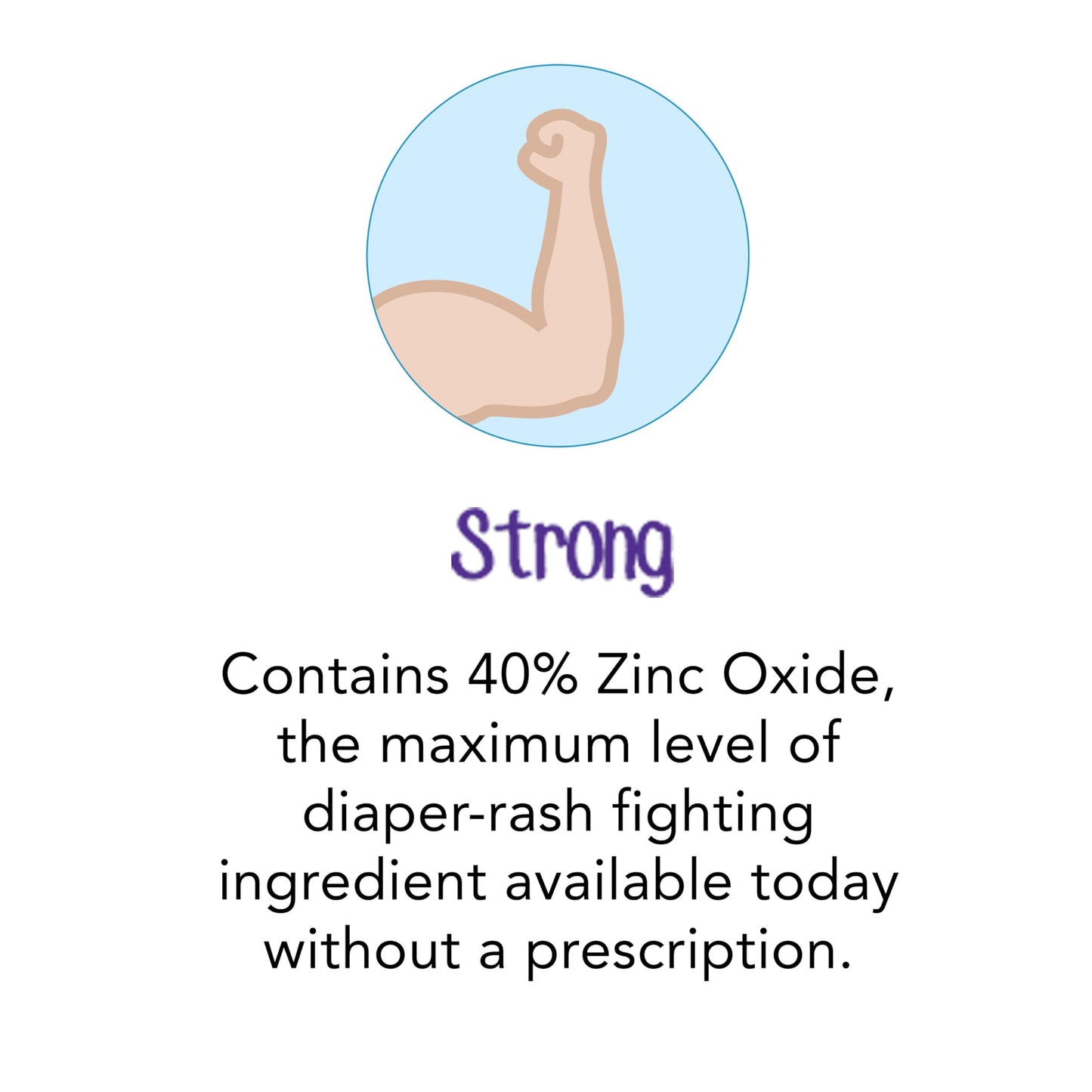 Desitin Maximum Strength Baby Diaper Rash Cream, 40% Zinc Oxide For Treatment, Relief & Prevention, Hypoallergenic, Phthalate- &