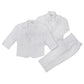Nancy August Modern Baby Boy Formal Tuxedo With Vest S-Xl-White-M