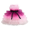 Flower Baby Girl Lace Dress Toddler Tulle Sleeveless Bow Princess Party Wedding Pageant Bridesmaid (Pink2.3-4 T)