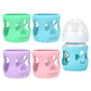 Morlike Silicone Baby Bottle Holder Sleeves Fit For Philips Avent Natural Glass Baby Bottles 4Oz, 100% Silicone Baby Bottle Cove