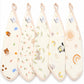 Muslin Cotton Baby Face Towel Wash Cloth with Hanging Loop