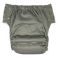 Hybrid Cloth Diaper - Reusable Training Pants, Swim Diaper, Special Needs Briefs, Fits From Baby Up To 10 Years (Size 3, Grey)