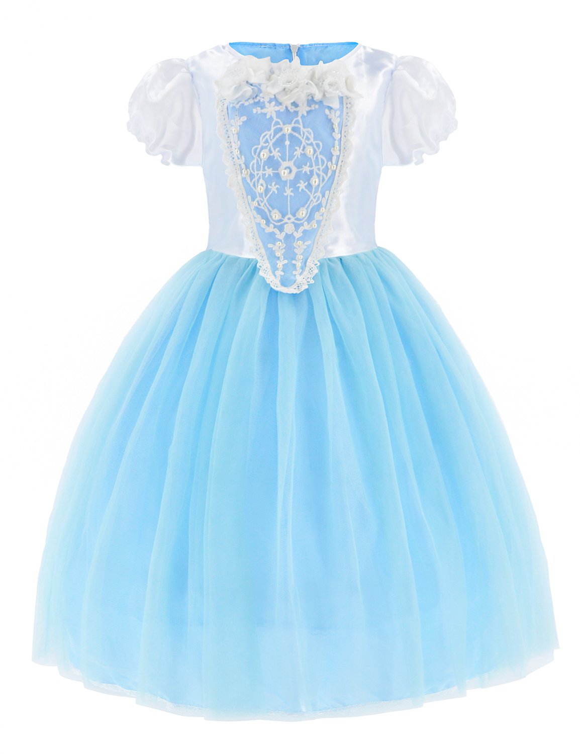 Princess Costumes Fancy Party Birthday,Christmas Dress Up For Little Girls With Accessories 3T 4T (110)