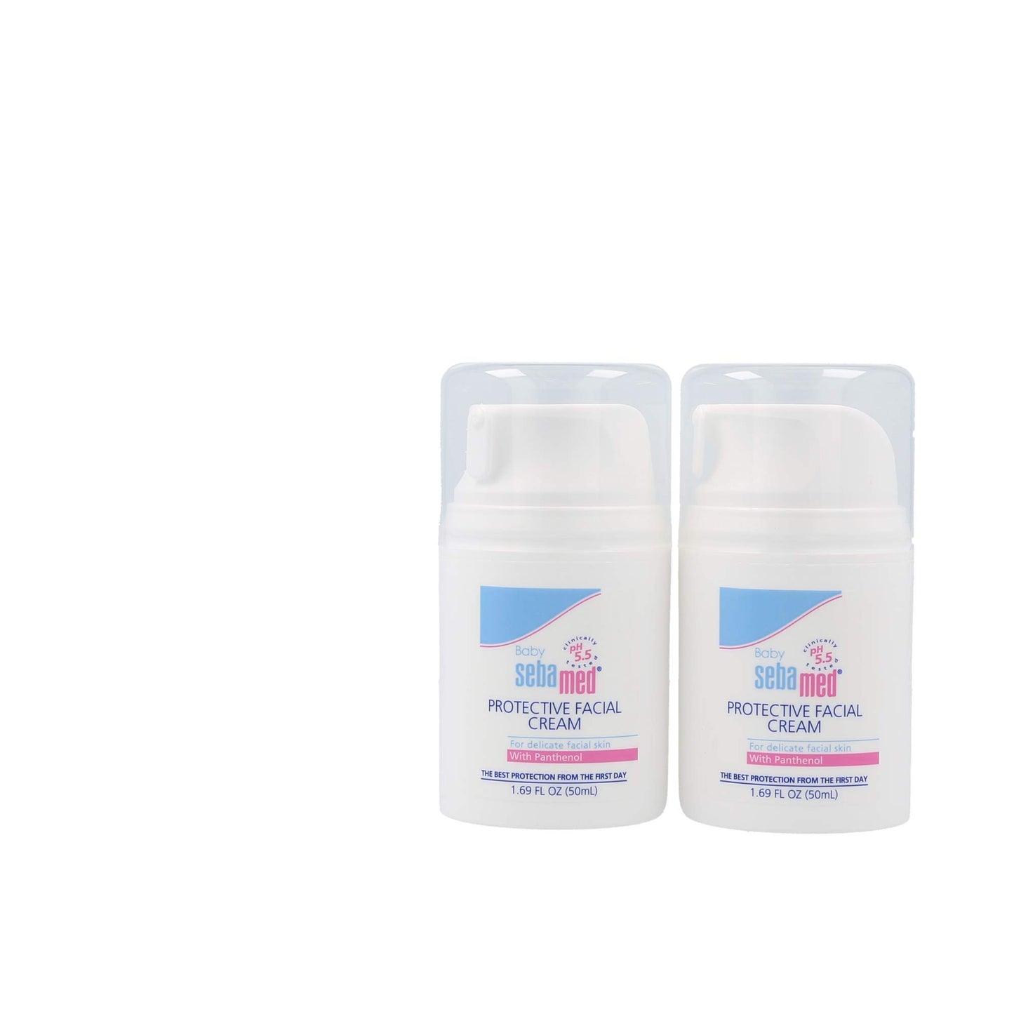 Sebamed Baby Protective Facial Cream Ultra Mild Gentle Hydrating Face Moisturizer For Delicate Skin (50Ml) Pack Of 2