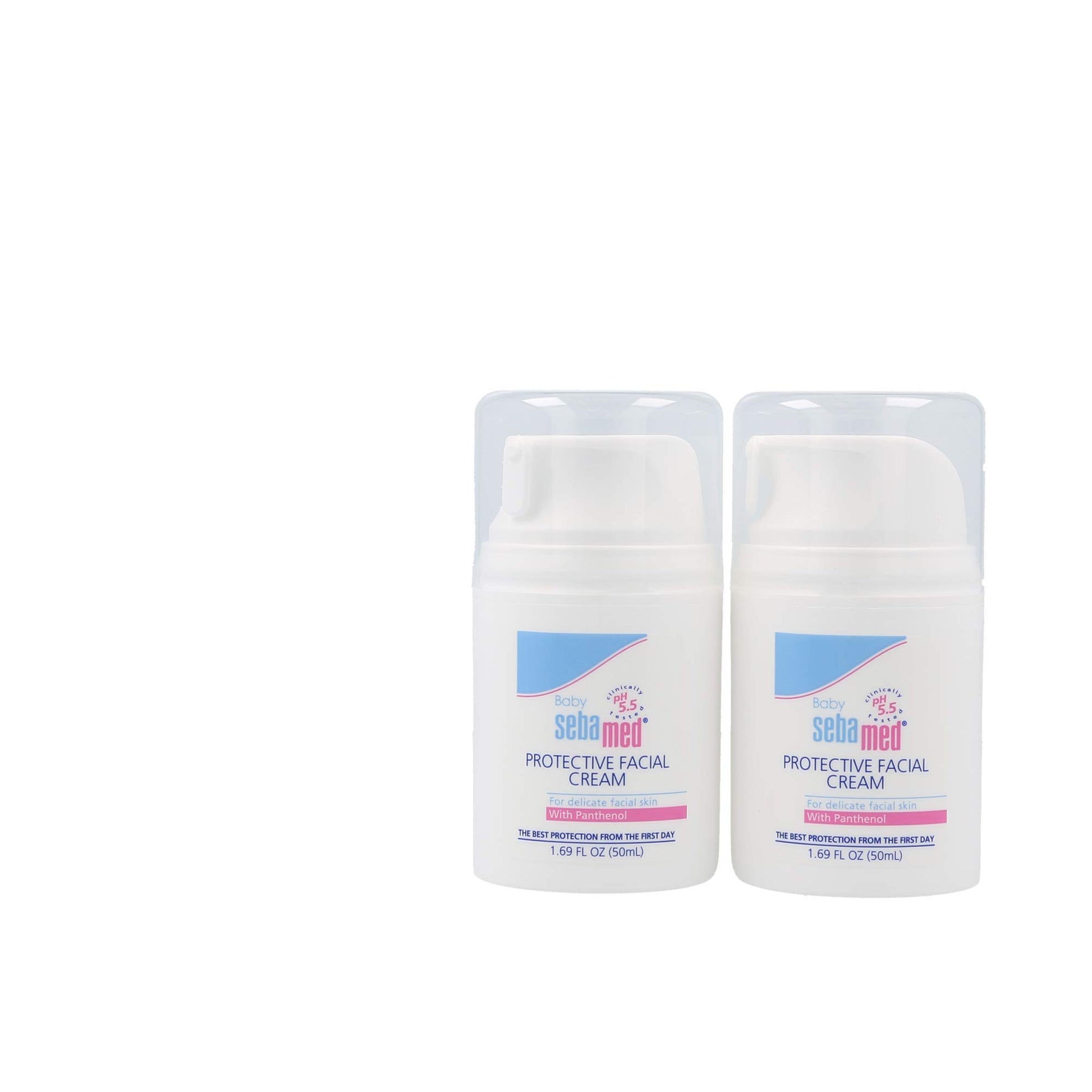 Sebamed Baby Protective Facial Cream Ultra Mild Gentle Hydrating Face Moisturizer For Delicate Skin (50Ml) Pack Of 2