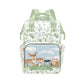 Personalized Woodland Animals Diaper Bag for Women, Custom Name Nursing Daypack, Diaper Bag for Baby Boy Girl, New Mom Gifts