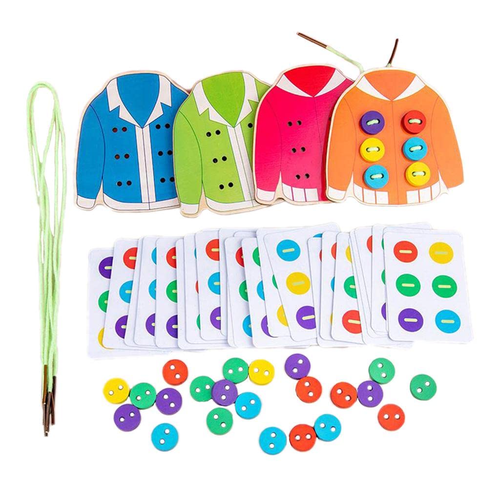 SECRET DESIRE Busy Board Threading Lacing Children Early Educational Toys Lacing Sewing|Developmental Baby Toys