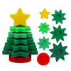 ALLABC Silicone Christmas Tree for Toddlers, Tabletop Xmas Decoration, Stackable & Nesting Baby Toys, 5.9 inches
