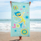Disney Pixar Inside Out Bath Pool Beach Towel - Kids Super Soft & Absorbent 100% Cotton Towel With Joy, Measures 28 X 58