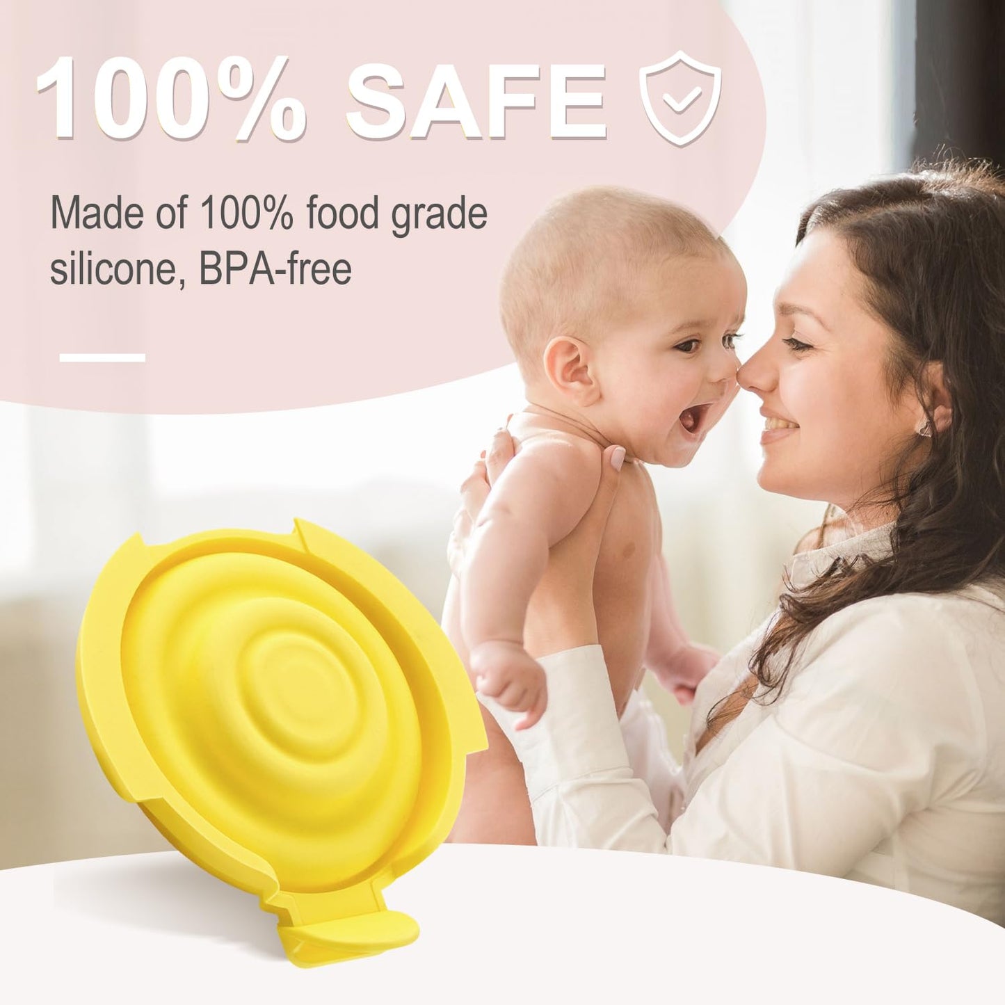 Generic Membrane Compatible With Medela Pump Parts, 2-Pack Bpa Free Silicone Membranes Compatible With Personalfit Flex Connecto