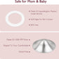 Boboduck The Original Silver Nursing Cups - 999 Silver Nipple Covers Breastfeeding - Protect And Soothe Sore Nipples - Breastfee