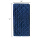 Sheet For Regalo My Cot Portable Toddler Bed, Joovy Travel Cot (Sheet Only, Bed Not Included), Soft Padded Cover, Navy, 54''X28'