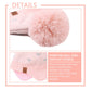 Knitted Pink Baby Hat Scarf Set Winter Warm Girls Beanie Fleece Lining Toddler Kids Hat With Pompom (Pink Heart(Hat+Scarf), M)