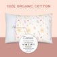 Zenssia Organic Cotton Toddler Pillowcases Pack Of 2, 13X18 Inches Travel Pillowcase With Envelope Closure, Soft & Breathable Ba