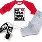 Future Ladies Man Current Mama'S Boy Raglan T-Shirt Toddler Boy Valentine'S Day 3/4 Sleeve Top Spring Cotton Outfit (5-6T, Red6)