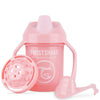 Twistshake Non-Spill Mini Baby Sippy Cup with Soft Spout and Fruit Mixer - 230ml | Leak Proof Baby Weaning Cup | Easy-Grip Toddl