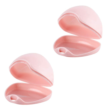 Accmor Pacifier Case, Pacifier Holder Case, Pacifier Container For Travel, Bpa Free, Pink, 2 Pack